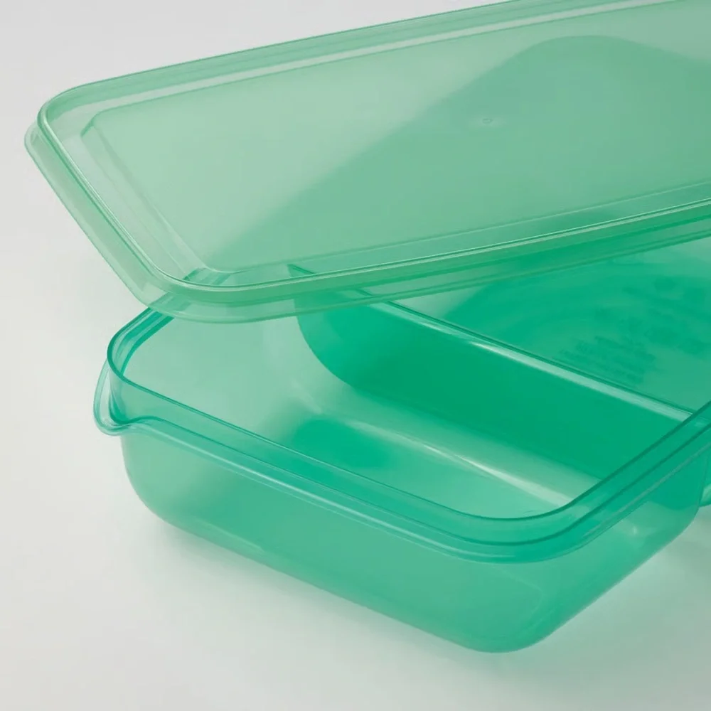 Sandwich Container with Lid - Lilac/Green (Set of 4)